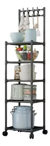 5 Tier Metal Kitchen Organizer Rack